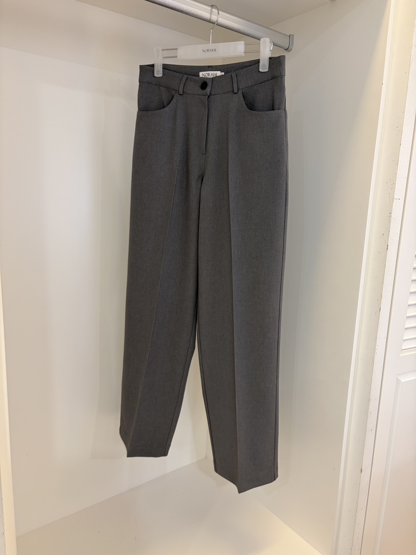 NORMAL韓國代購㊣女裝新品真品時尚推薦職業人氣休閑褲斜紋布NORMAL休閑褲圖色1