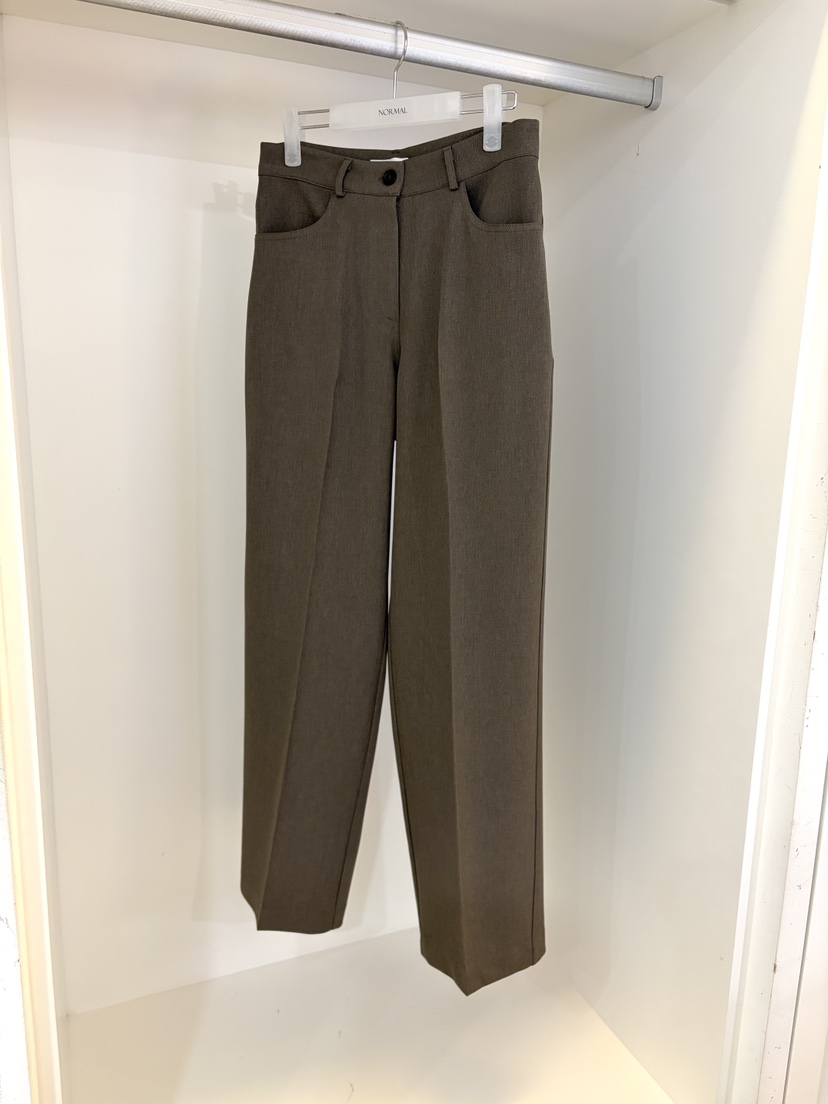 NORMAL韓國代購㊣女裝新品真品時尚推薦職業人氣休閑褲斜紋布NORMAL休閑褲圖色2