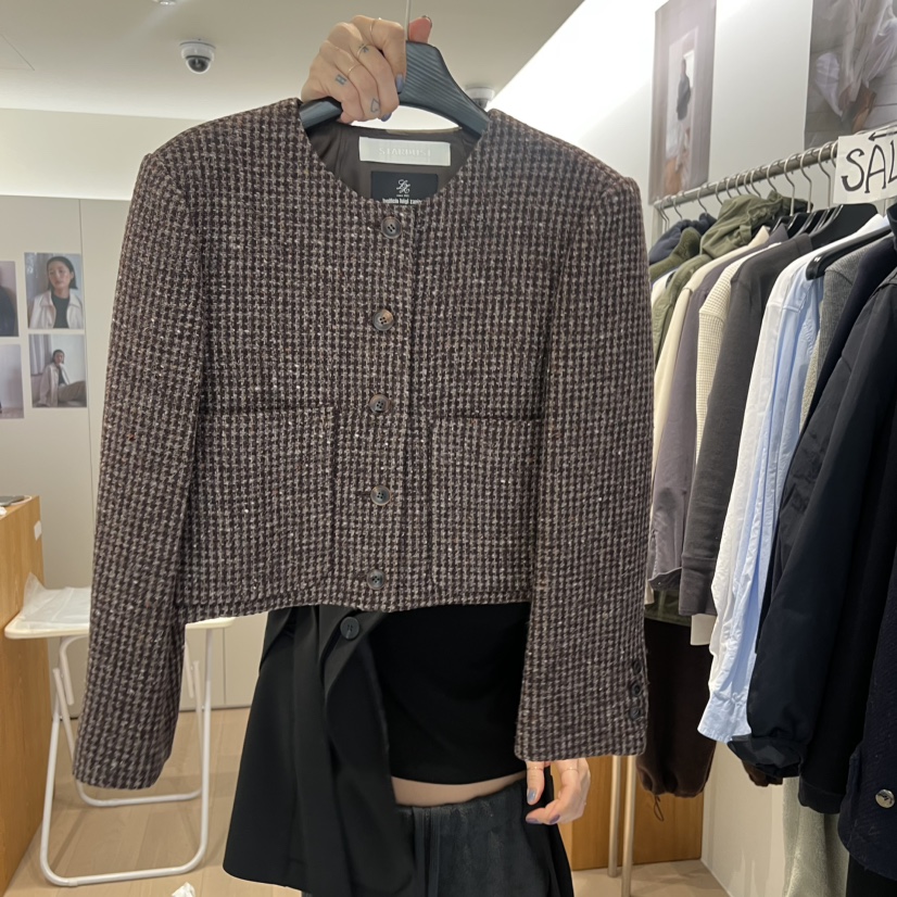 THE STARDUST㊣東大門實拍女裝新款人氣推薦真品熱賣休閑夾克THE STARDUST夾克圖色1