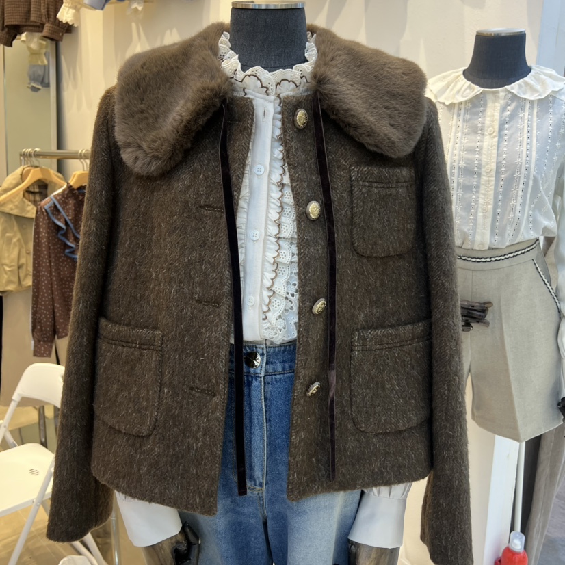 2nd B-S韓國直郵㊣女士新品26春夏休閑人氣夾克可拆卸口袋2nd B-S夾克圖色1