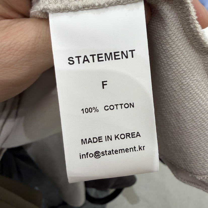 STATEMENT東大門直郵㊣女裝新款休閑職業時尚26春夏衛衣春款STATEMENT衛衣