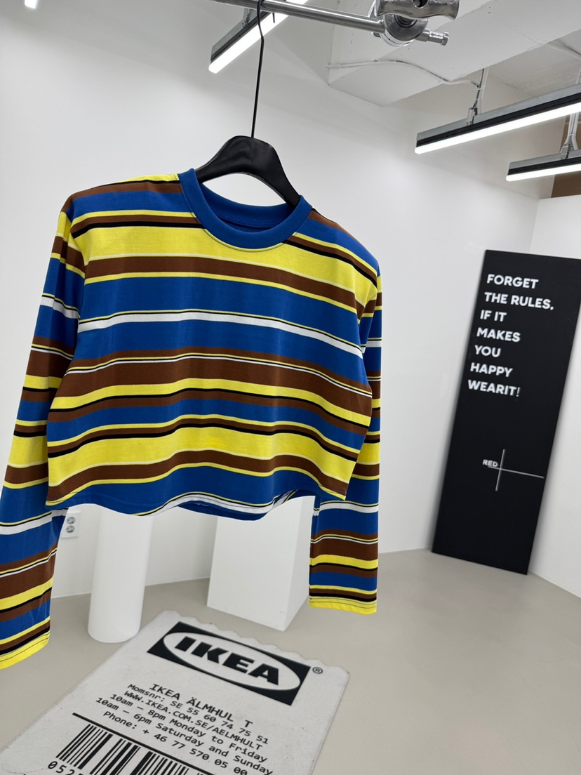 RED-A東大門直郵㊣女裝新款26春夏職業推薦休閑真品長袖T恤RED-A長袖T恤圖色1