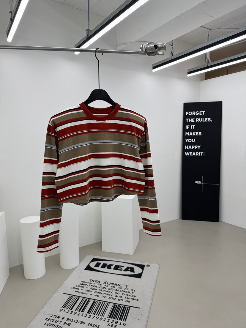 RED-A東大門直郵㊣女裝新款26春夏職業推薦休閑真品長袖T恤RED-A長袖T恤圖色2