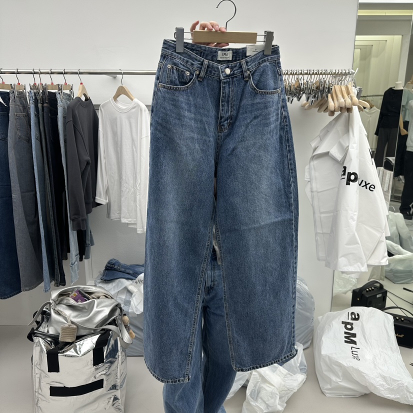 PAI韓國直郵㊣女裝新款休閑真品26春夏熱賣推薦時尚牛仔褲春款[PΛi]_PAi牛仔褲圖色1