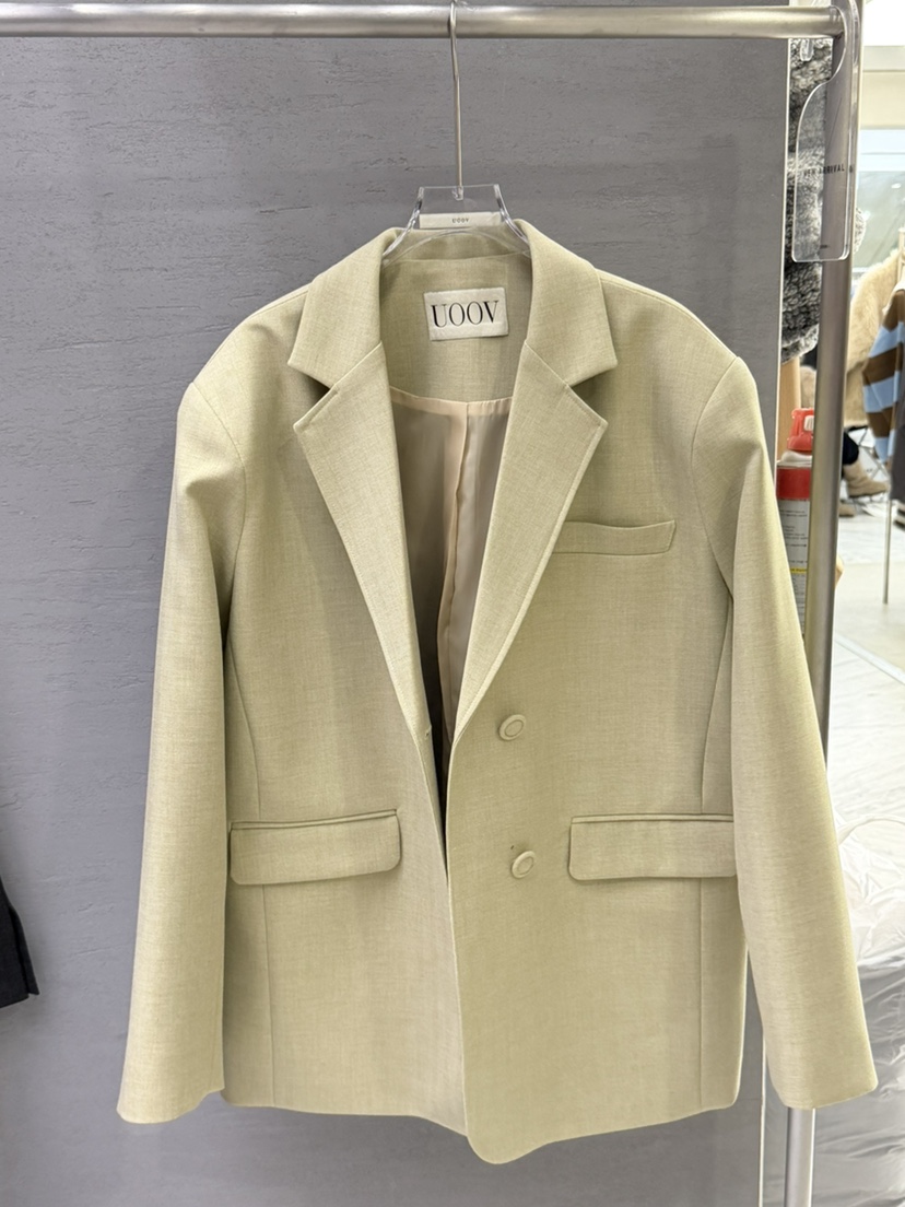 UOOV㊣東大門實拍女士新品休閑人氣職業時尚真品推薦夾克春款UOOV夾克圖色1