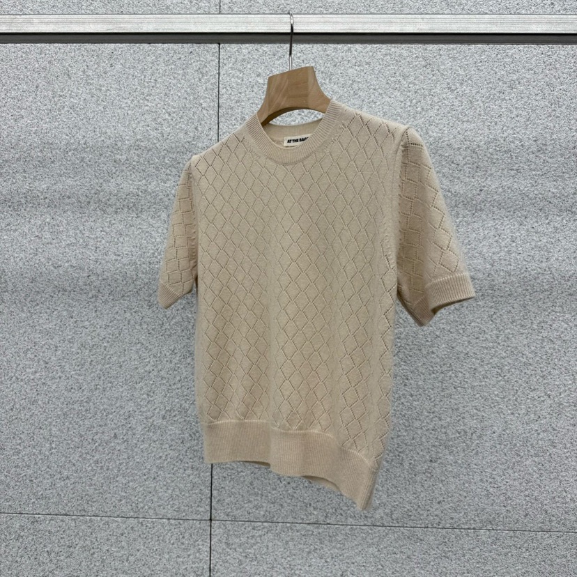 AT THE BAGEL㊣東大門代購女裝新款真品26春夏針織衫春款AT THE BAGEL針織衫圖色3