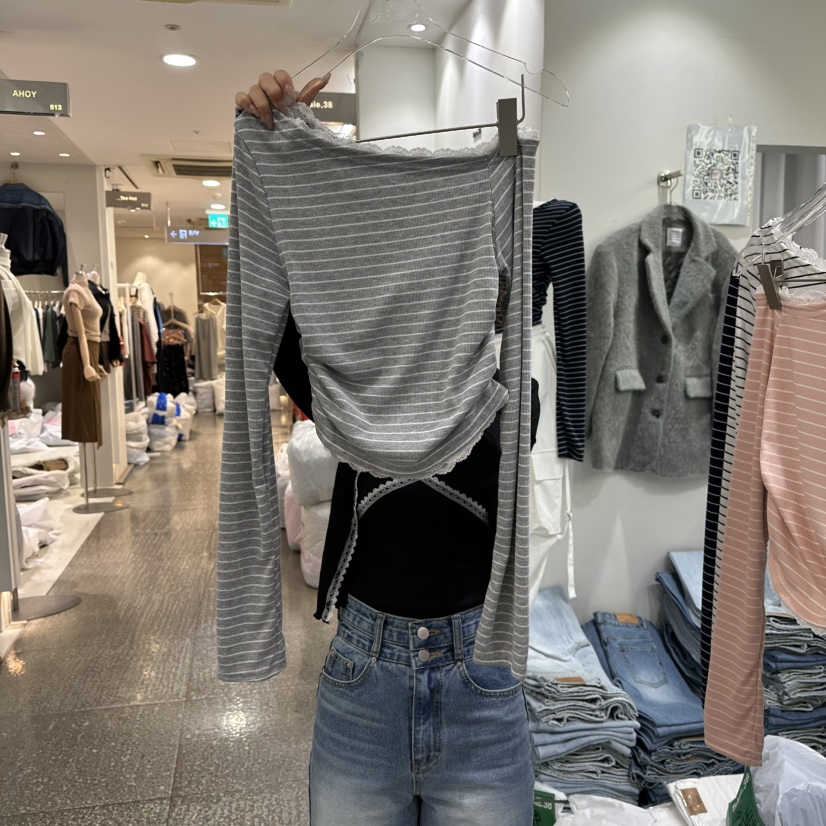 BAIE.38㊣東大門代購女士新款熱賣推薦26春夏職業長袖T恤春款BAIE.38長袖T恤