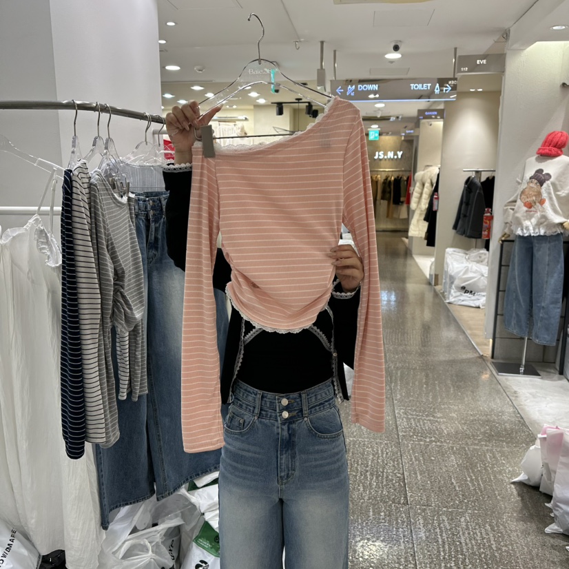 BAIE.38㊣東大門代購女士新款熱賣推薦26春夏職業長袖T恤春款BAIE.38長袖T恤圖色2