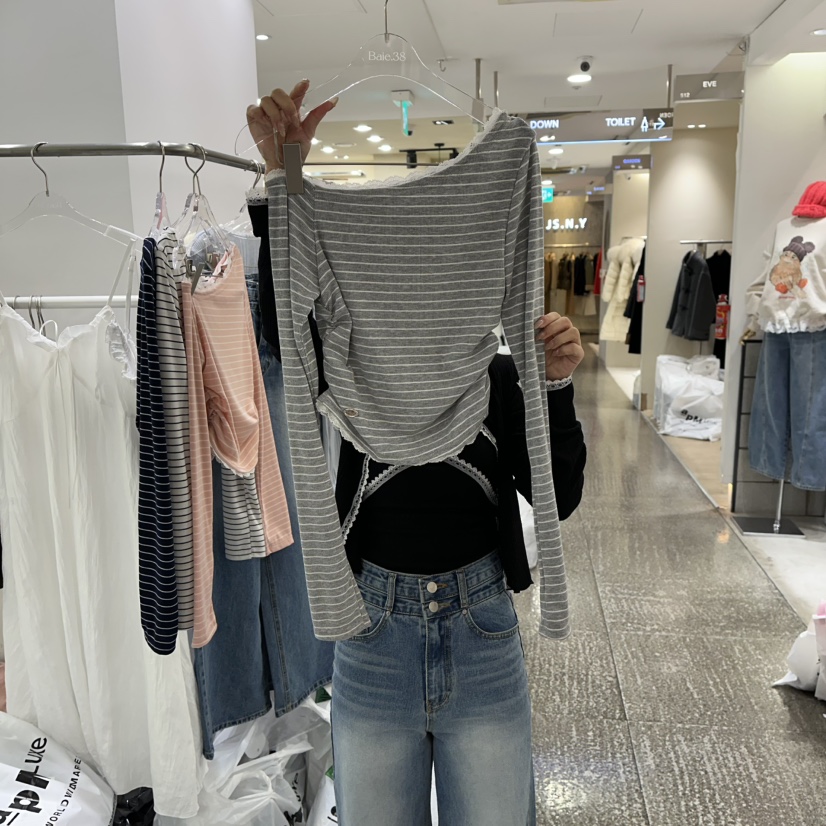 BAIE.38㊣東大門代購女士新款熱賣推薦26春夏職業長袖T恤春款BAIE.38長袖T恤圖色3