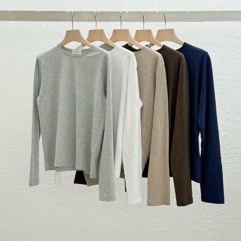 STATEMENT韓國直郵㊣女裝新款人氣職業26春夏時尚長袖T恤春款STATEMENT長袖T恤