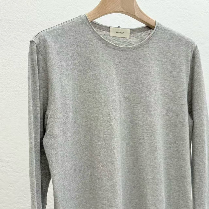 STATEMENT韓國直郵㊣女裝新款人氣職業26春夏時尚長袖T恤春款STATEMENT長袖T恤