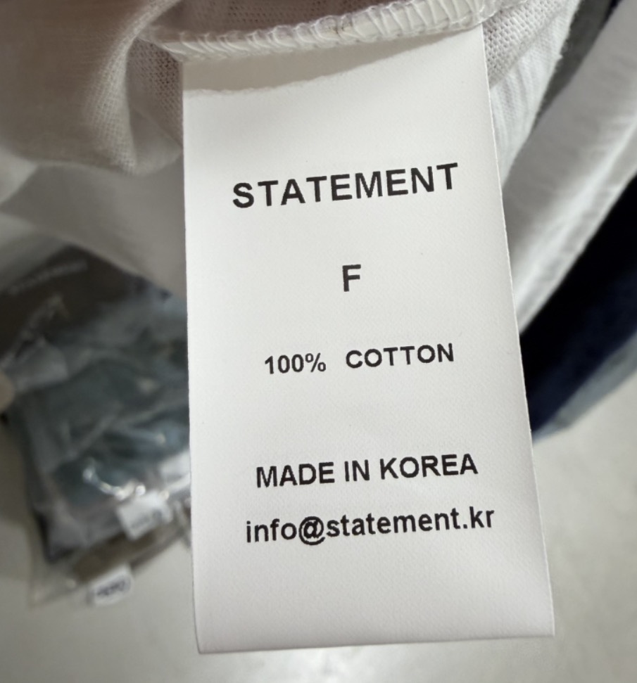 STATEMENT韓國直郵㊣女裝新款人氣職業26春夏時尚長袖T恤春款STATEMENT長袖T恤