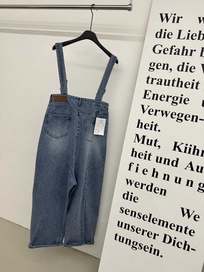 RED-A韓國直郵㊣女裝新品真品26春夏休閑推薦職業背帶褲口袋RED-A背帶褲