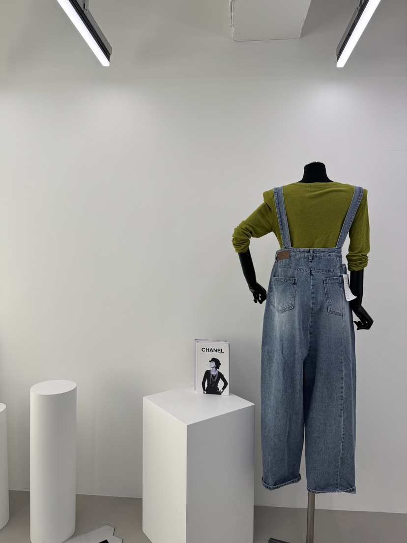 RED-A韓國直郵㊣女裝新品真品26春夏休閑推薦職業背帶褲口袋RED-A背帶褲