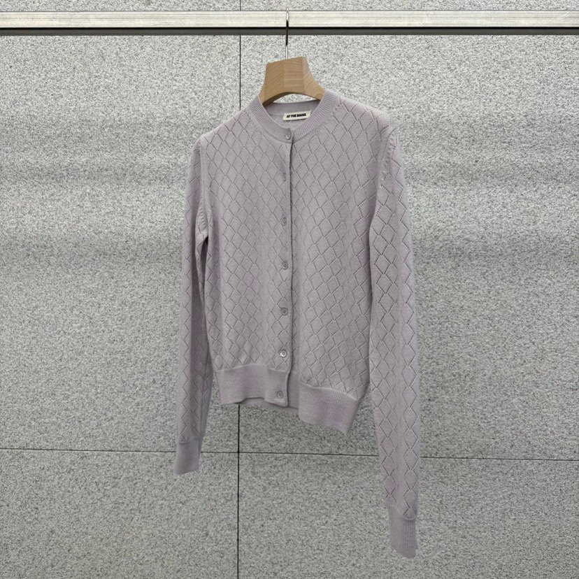 AT THE BAGEL㊣東大門實拍女士新品熱賣休閑26春夏針織衫春款AT THE BAGEL針織衫圖色1