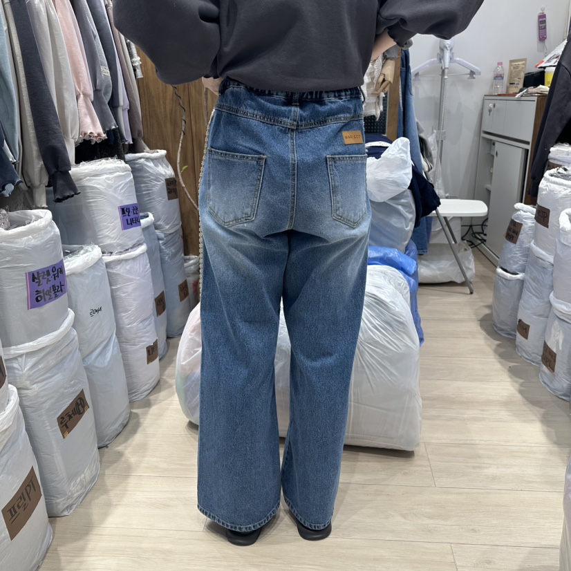 MARI CO㊣東大門實拍女士新款人氣職業真品休閑牛仔褲春款MARI CO牛仔褲