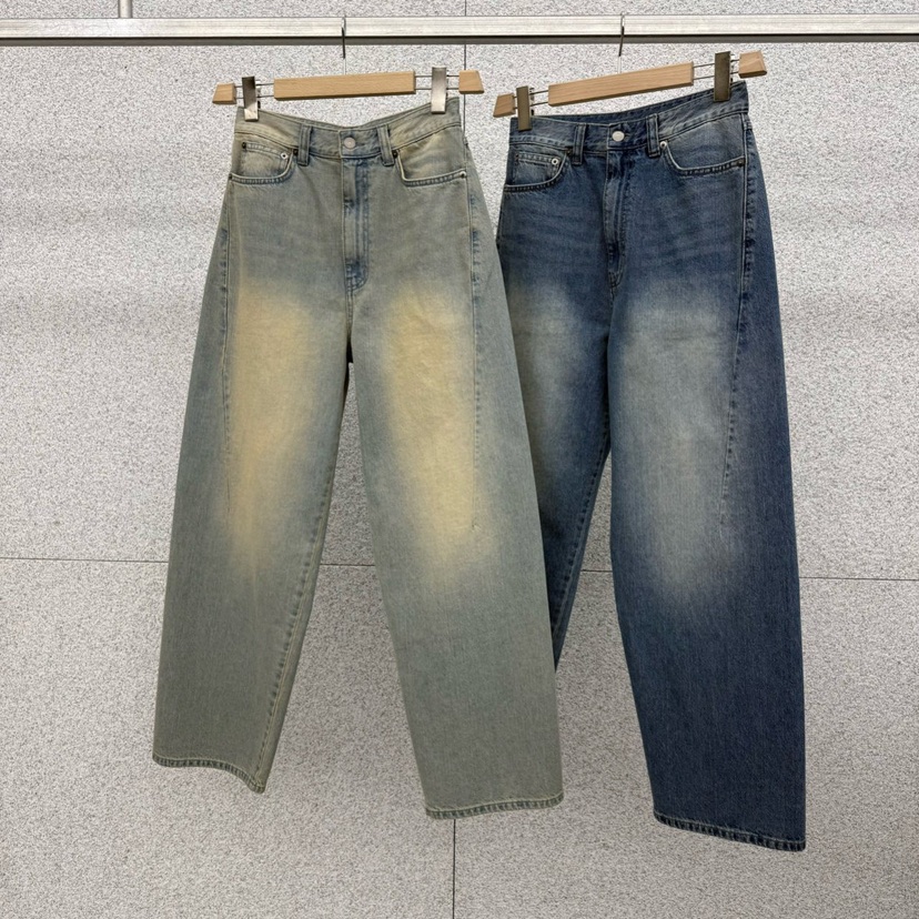 AT THE BAGEL韓國直郵㊣女裝新品推薦熱賣時尚牛仔褲春款AT THE BAGEL牛仔褲