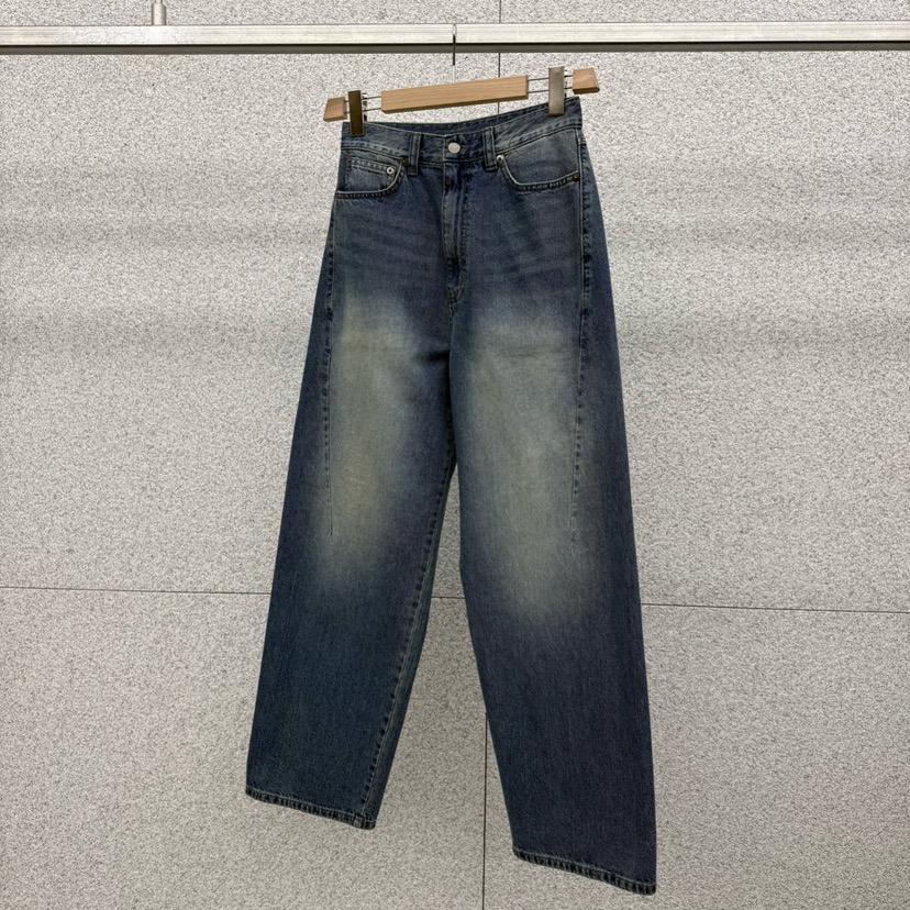 AT THE BAGEL韓國直郵㊣女裝新品推薦熱賣時尚牛仔褲春款AT THE BAGEL牛仔褲圖色1