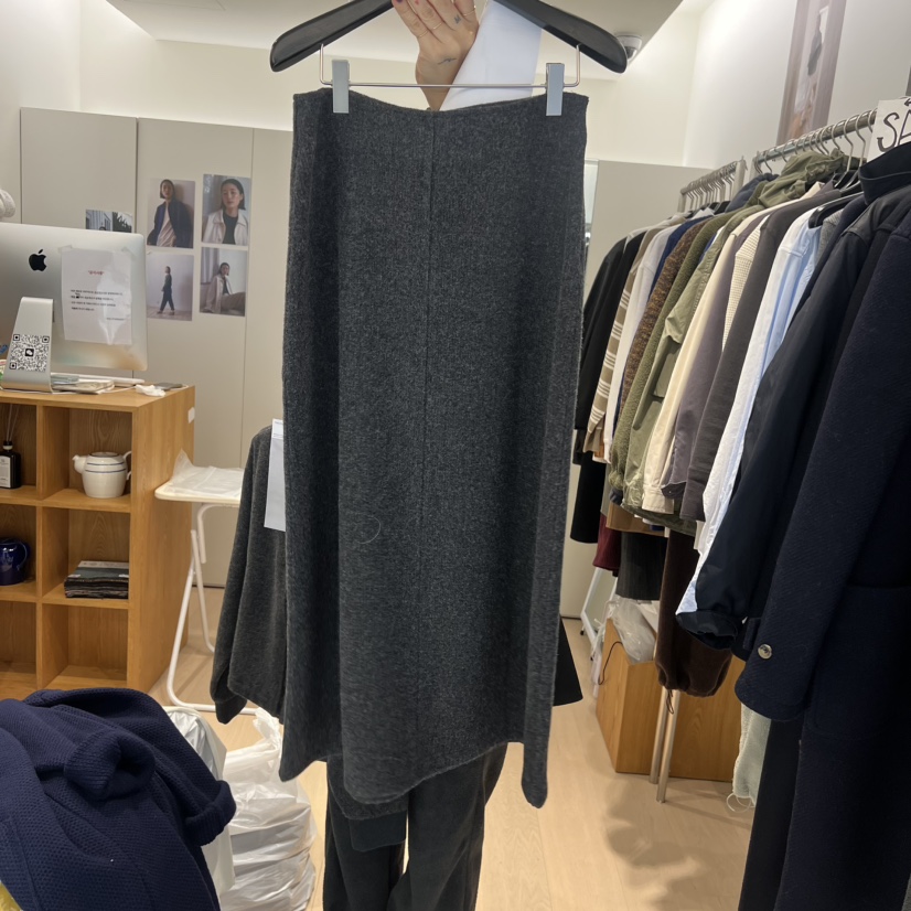 THE STARDUST東大門直郵㊣女裝新品時尚人氣熱賣長裙羊毛混紡THE STARDUST長裙