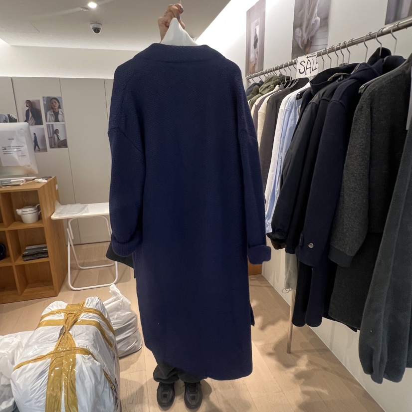 THE STARDUST韓國代購㊣女士新品真品長款風衣不含圍巾開衫THE STARDUST長款風衣