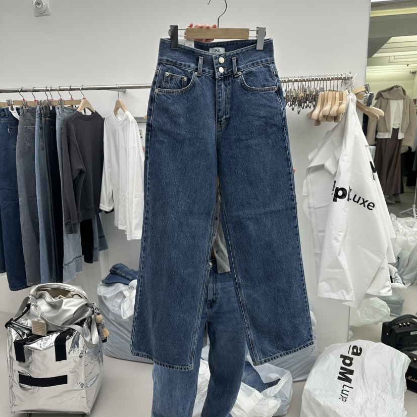 PAI㊣東大門代購女士新品時尚熱賣推薦人氣真品26春夏牛仔褲春款[PΛi]_PAi牛仔褲圖色1