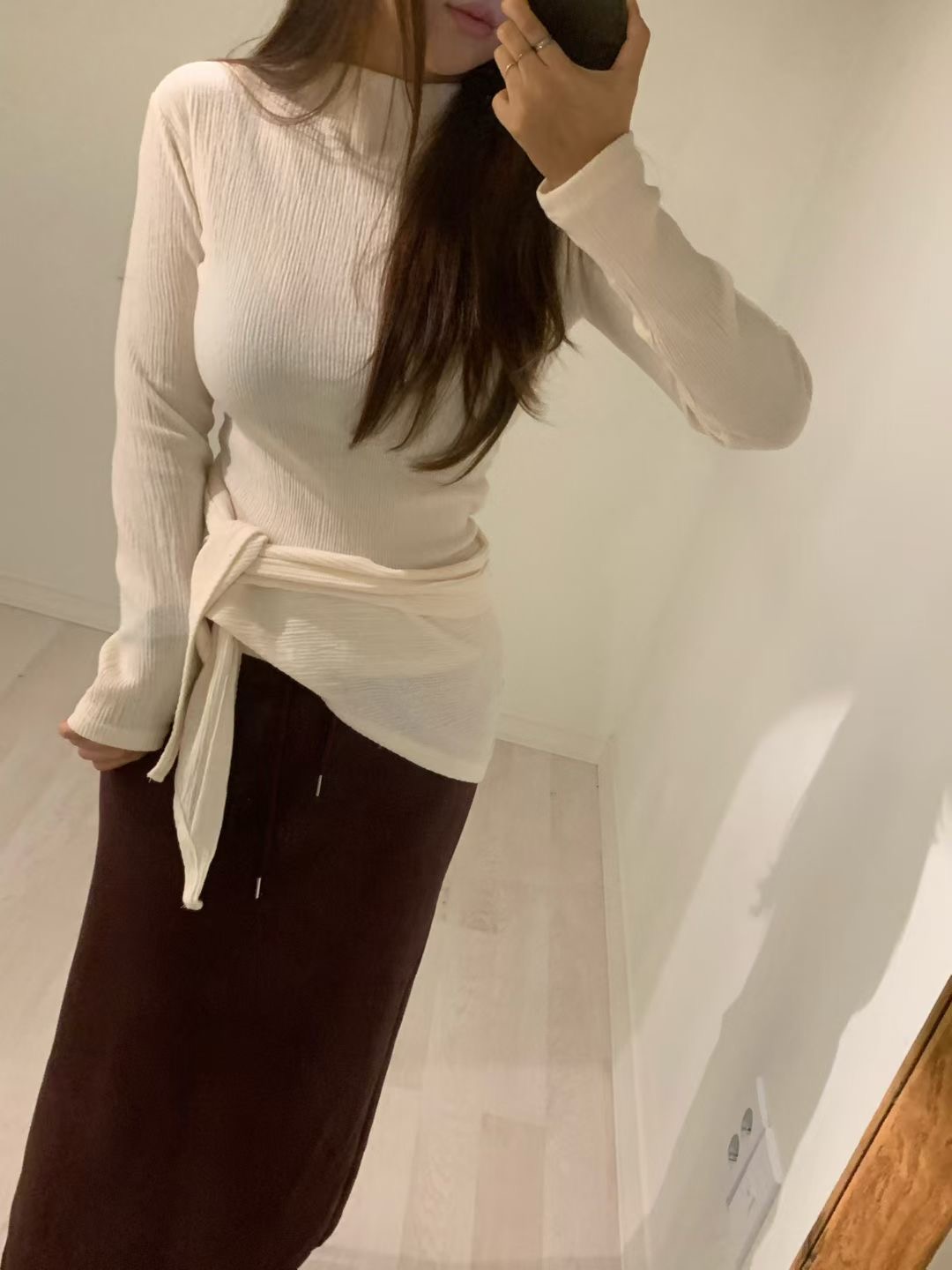 MARE MOHE韓國直郵女士新品推薦熱賣時尚休閑針織衫披肩MARE MOHE針織衫圖色1