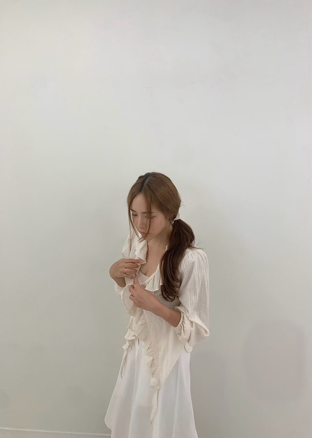 MARE MOHE韓國代購女裝新款25秋冬時尚人氣推薦襯衫蕾絲衫MARE MOHE襯衫/蕾絲衫