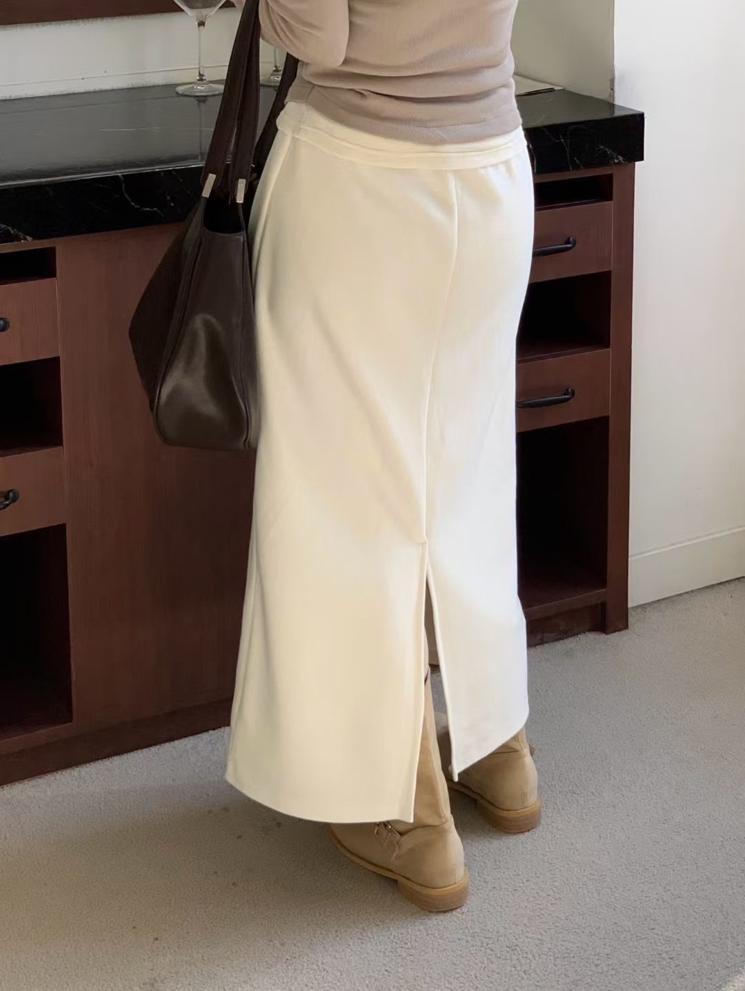 MARE MOHE東大門實拍女裝新品人氣推薦熱賣25秋冬職業長裙MARE MOHE長裙