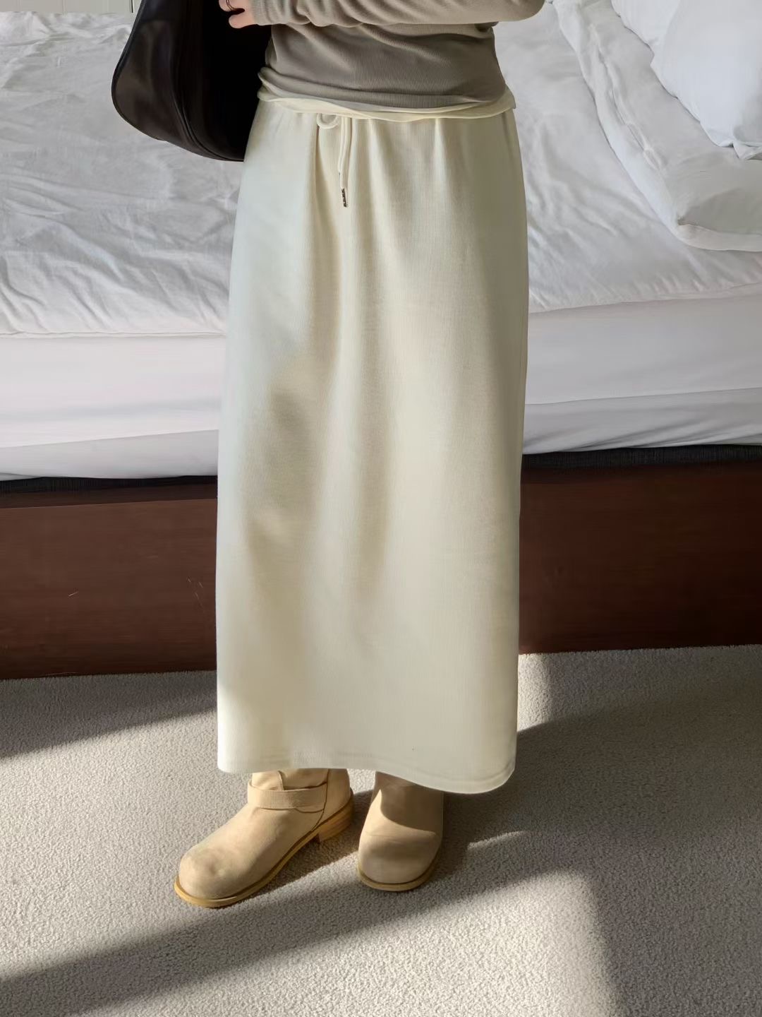 MARE MOHE東大門實拍女裝新品人氣推薦熱賣25秋冬職業長裙MARE MOHE長裙圖色3