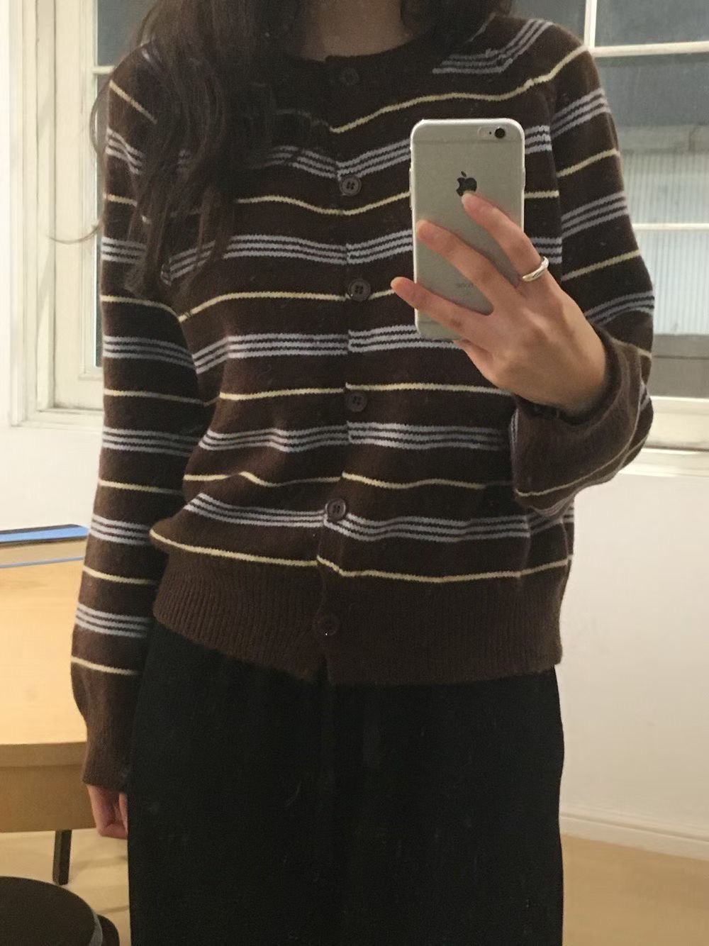 MARE MOHE韓國直郵女裝新品人氣推薦職業熱賣針織衫條紋MARE MOHE針織衫圖色1