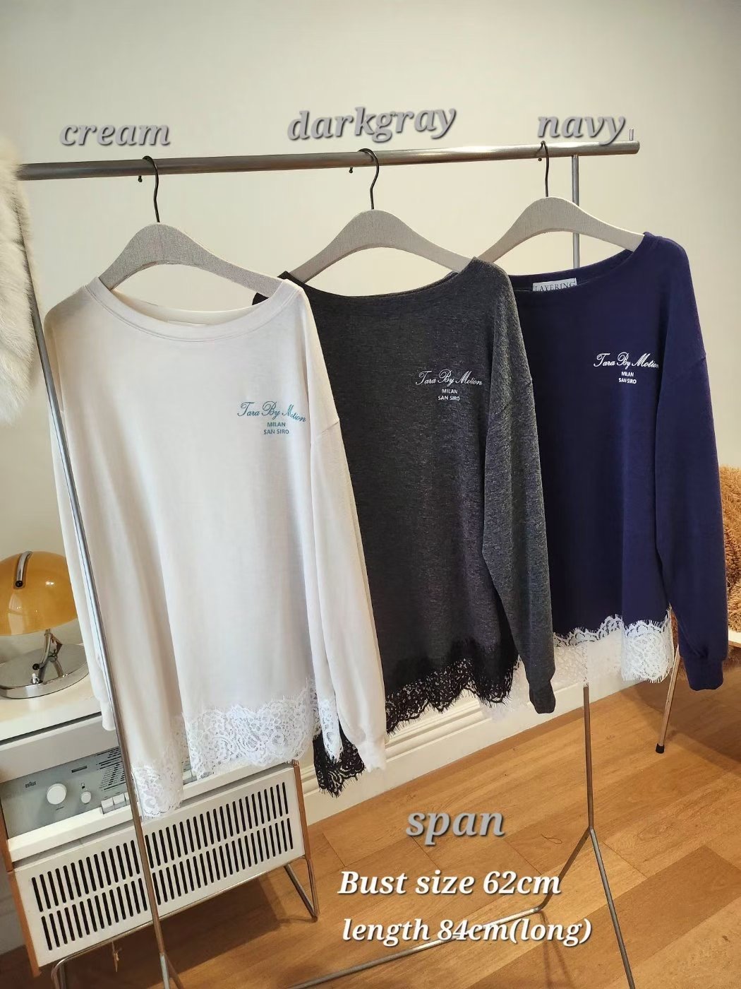 LAYERING韓國直郵女裝新款25秋冬休閑人氣推薦時尚長袖T恤LAYERING長袖T恤