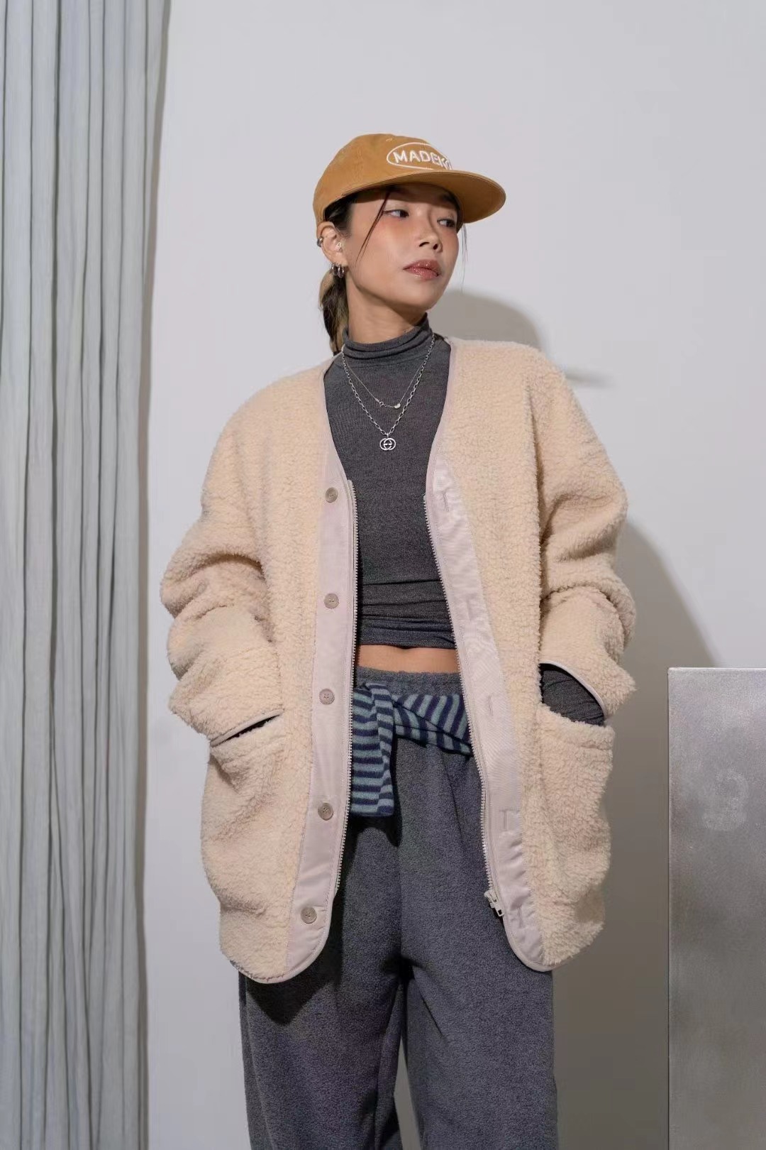 MINICLOSET韓國代購女士新品時尚職業人氣熱賣休閑夾克打折MINICLOSET夾克