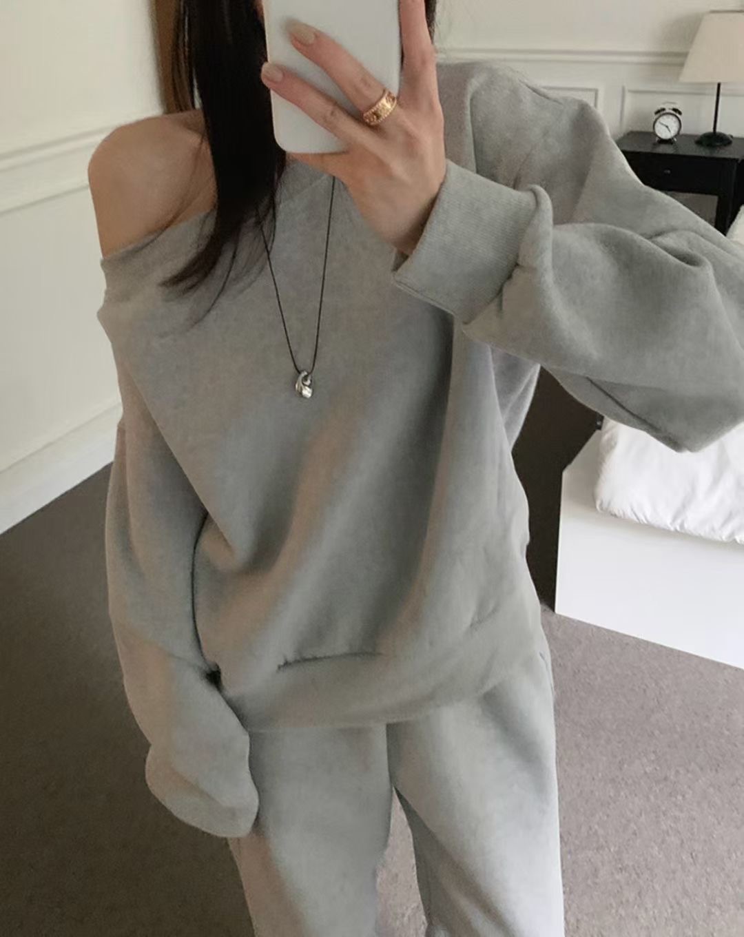 MARE MOHE韓國直郵女裝新品人氣25秋冬時尚熱賣休閑衛衣MARE MOHE衛衣圖色2