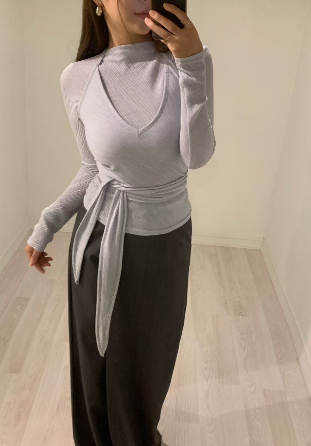 MARE MOHE東大門實拍女士新款熱賣休閑人氣套裝套裝褶皺MARE MOHE套裝圖色3