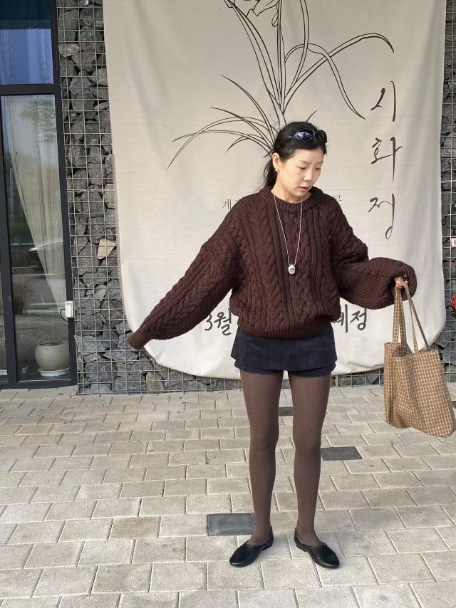 MARE MOHE韓國代購女裝新款時尚人氣推薦職業熱賣休閑毛衣MARE MOHE毛衣圖色1