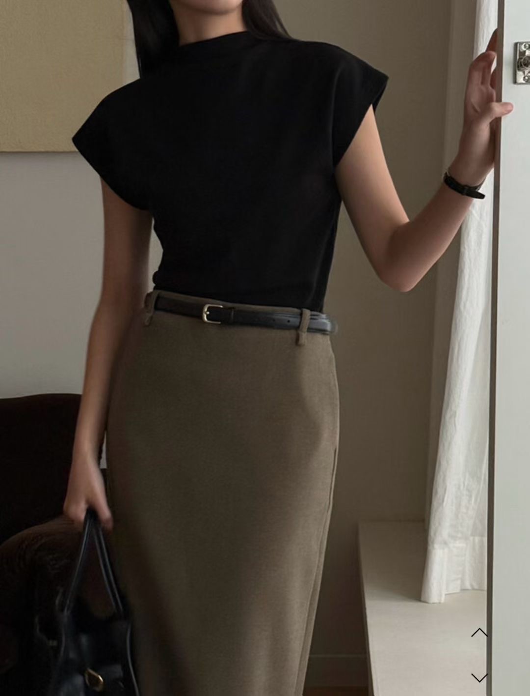 MARE MOHE韓國直郵女裝新品人氣熱賣推薦職業25秋冬休閑T恤MARE MOHET恤圖色2