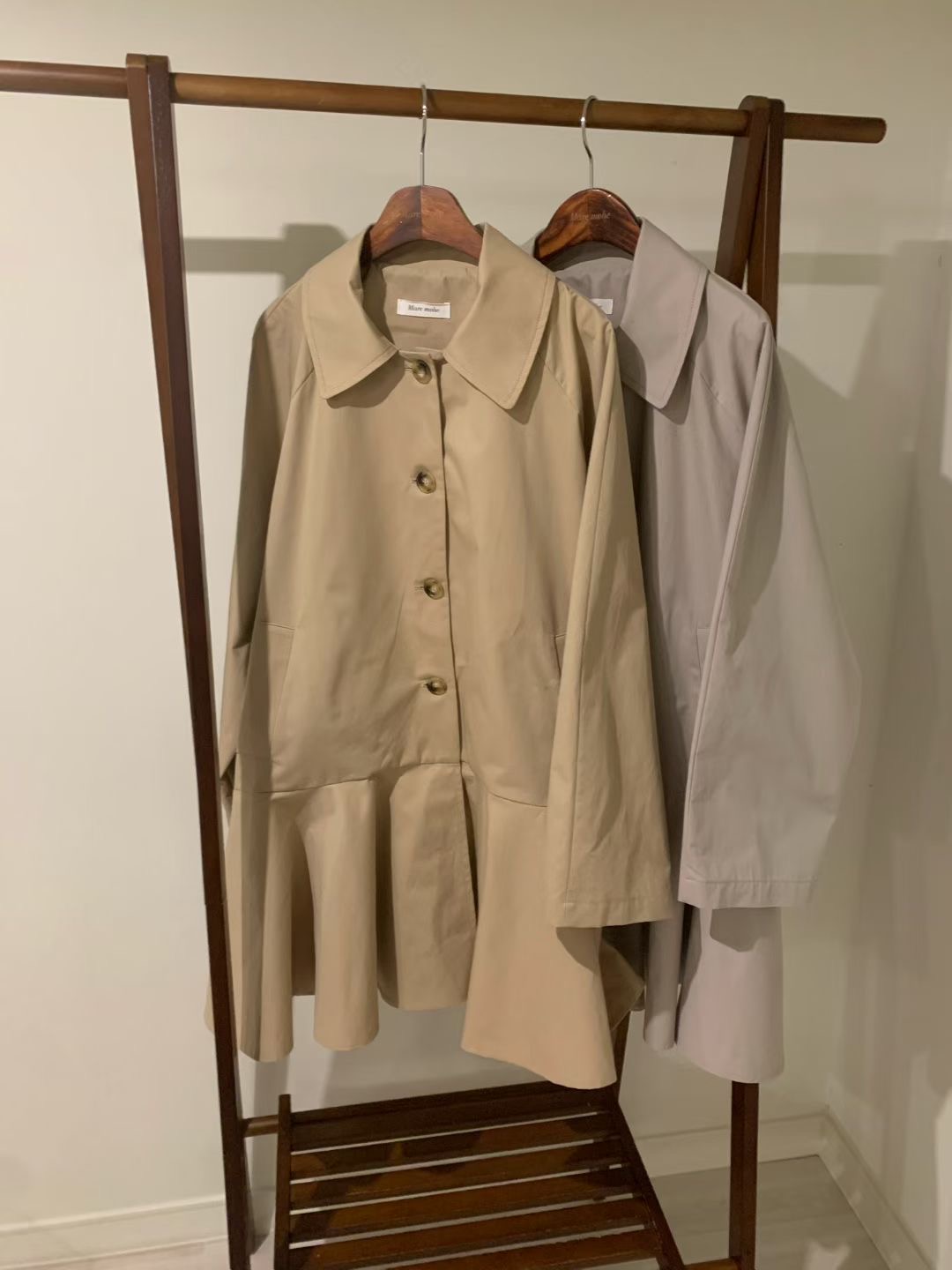 MARE MOHE東大門直郵女士新品25秋冬熱賣時尚職業長款風衣MARE MOHE長款風衣