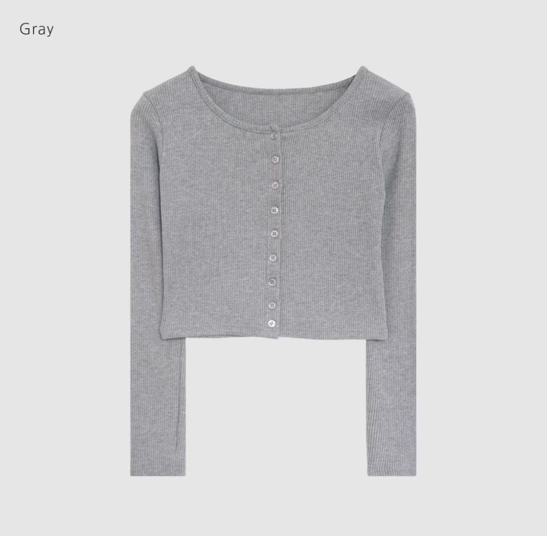 MARE MOHE東大門實拍女裝新款休閑時尚人氣職業25秋冬長袖T恤MARE MOHE長袖T恤圖色3