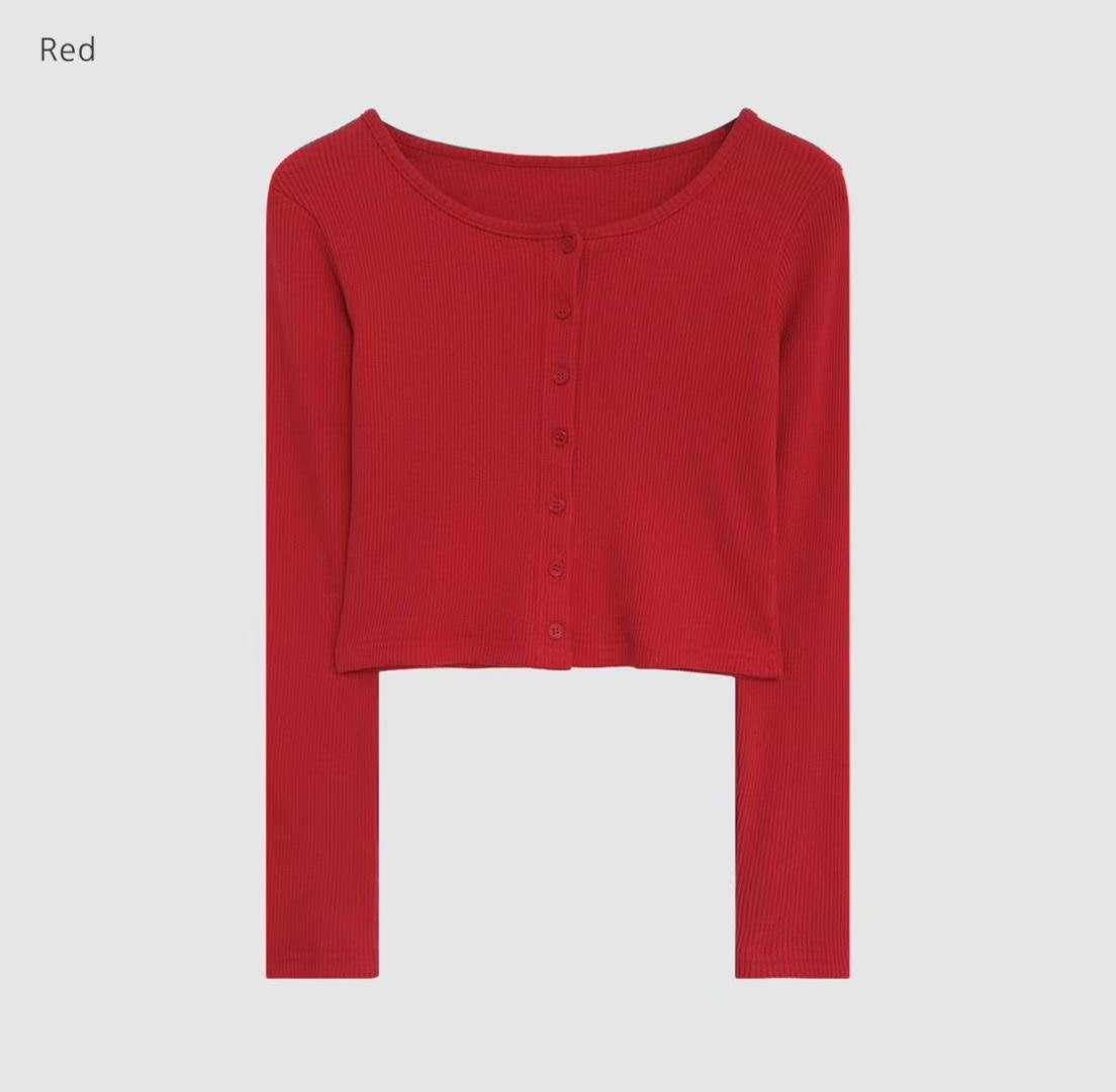 MARE MOHE東大門實拍女裝新款休閑時尚人氣職業25秋冬長袖T恤MARE MOHE長袖T恤圖色4