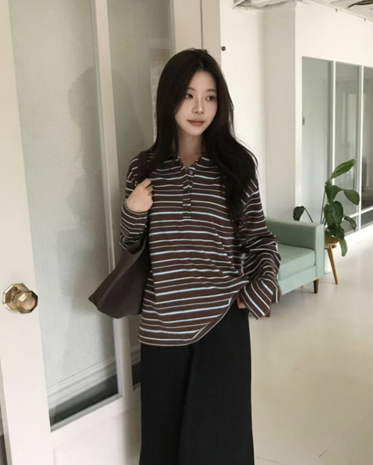 JOA㊣東大門實拍女士新品人氣推薦真品26春夏休閑熱賣長袖T恤JOA長袖T恤