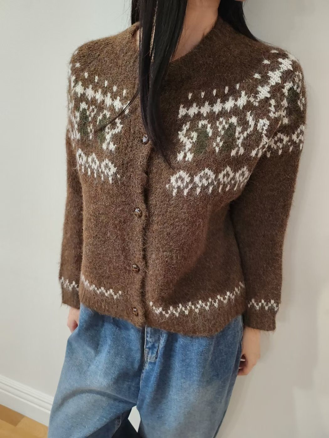 LAYERING東大門直郵㊣女裝新品26春夏人氣休閑真品針織衫開衫LAYERING針織衫圖色1