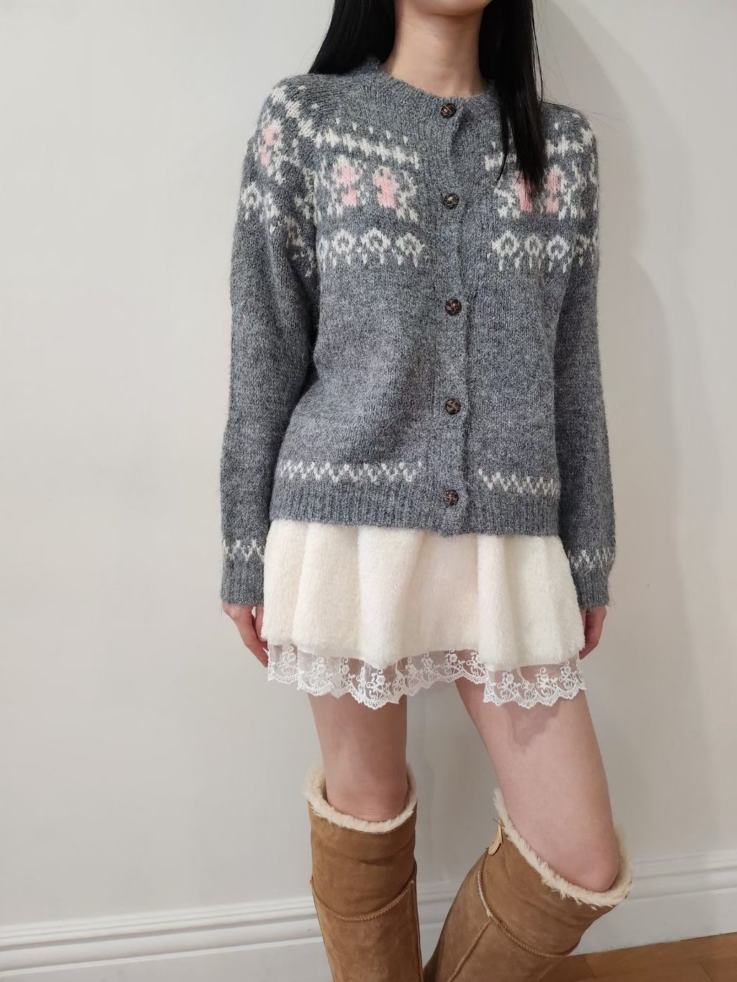 LAYERING東大門直郵㊣女裝新品26春夏人氣休閑真品針織衫開衫LAYERING針織衫圖色3