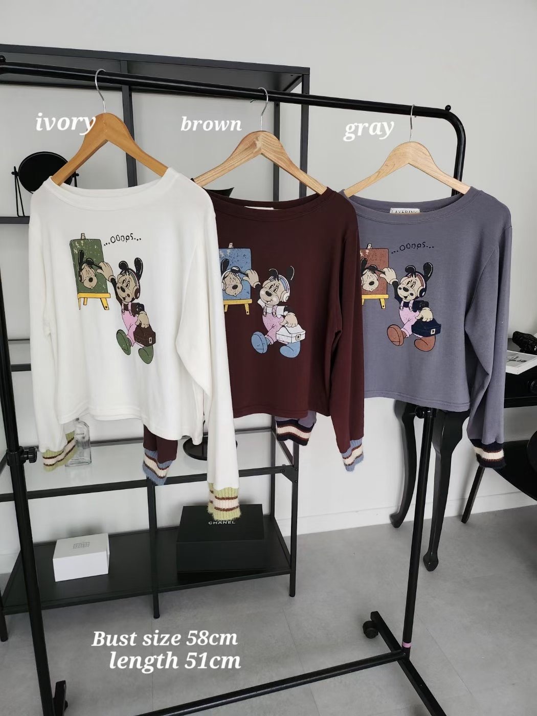 LAYERING韓國直郵㊣女士新款休閑人氣時尚26春夏職業長袖T恤LAYERING長袖T恤