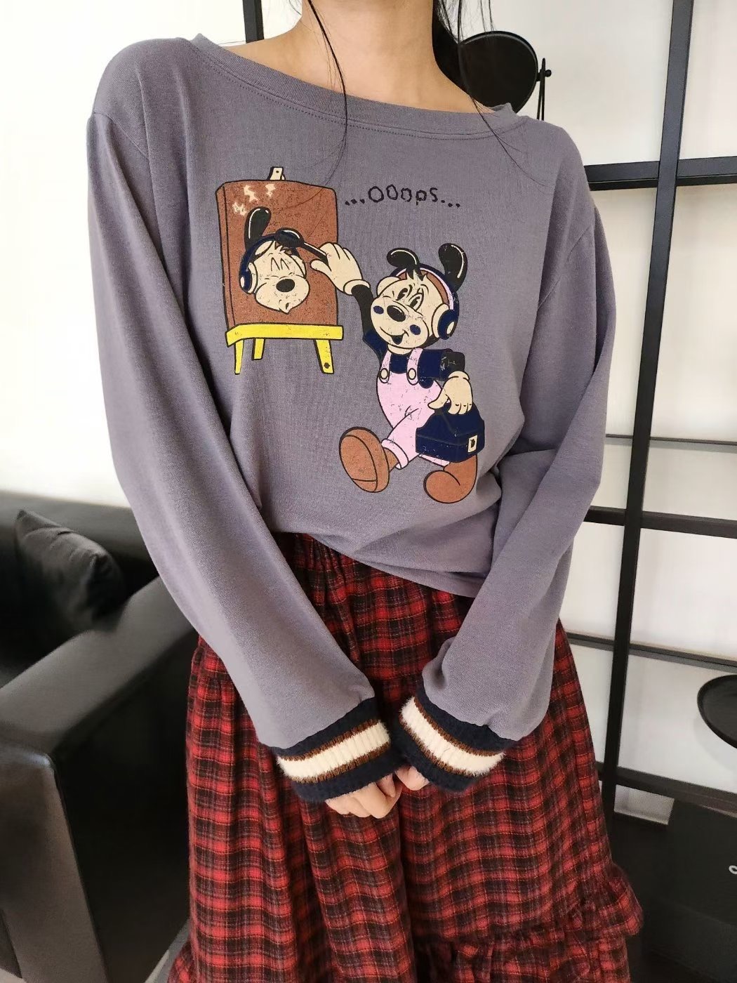 LAYERING韓國直郵㊣女士新款休閑人氣時尚26春夏職業長袖T恤LAYERING長袖T恤圖色3