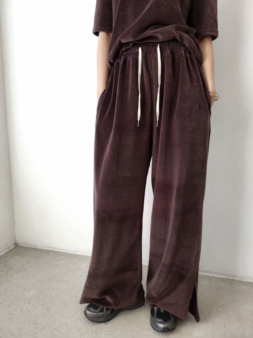 LAYERING韓國代購㊣女裝新品推薦人氣職業熱賣26春夏休閑褲LAYERING休閑褲圖色1