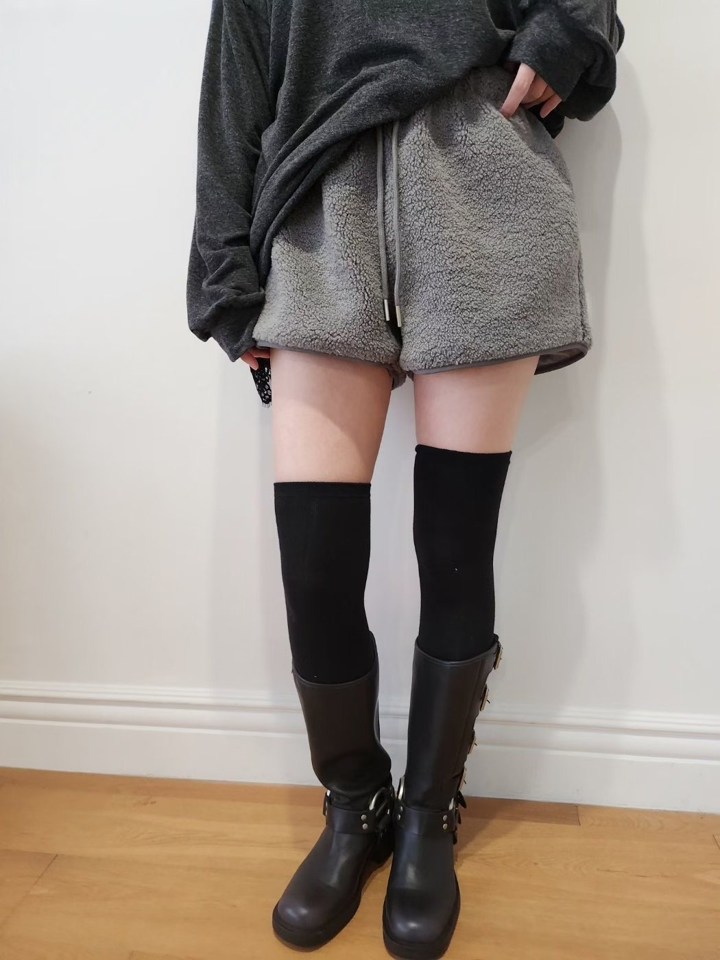 LAYERING㊣東大門實拍女士新品熱賣休閑人氣真品時尚推薦短褲LAYERING短褲圖色2