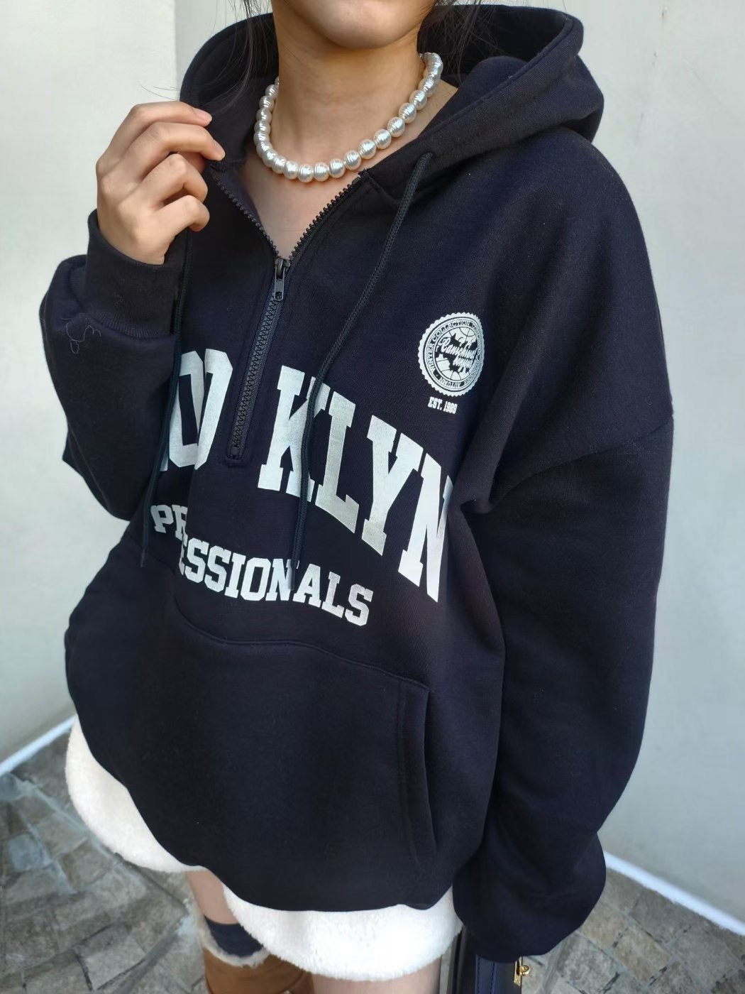 LAYERING㊣東大門代購女裝新品26春夏休閑真品職業衛衣兜帽LAYERING衛衣圖色3