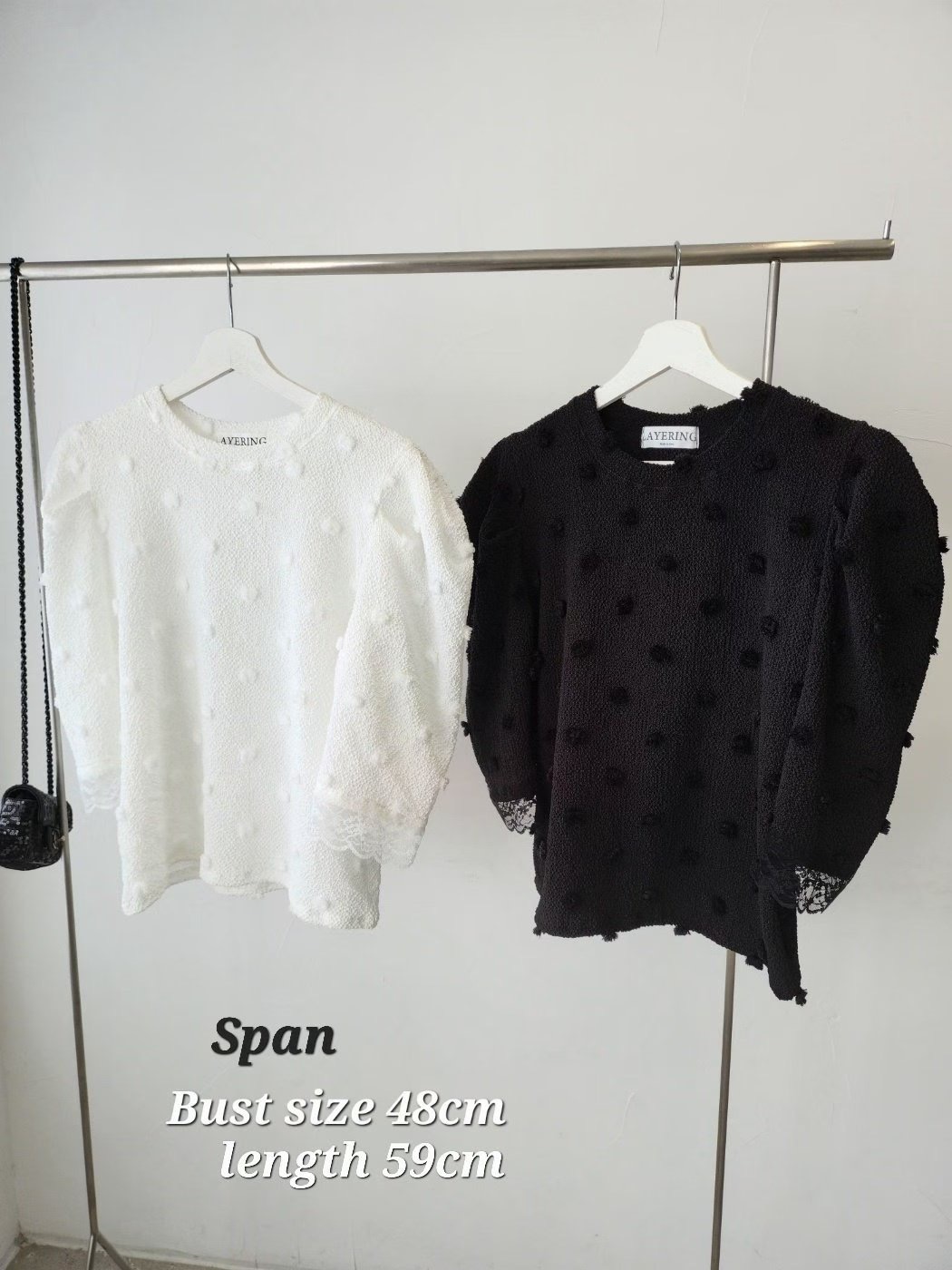 LAYERING㊣東大門代購女士新款熱賣26春夏真品推薦襯衫蕾絲衫LAYERING襯衫/蕾絲衫