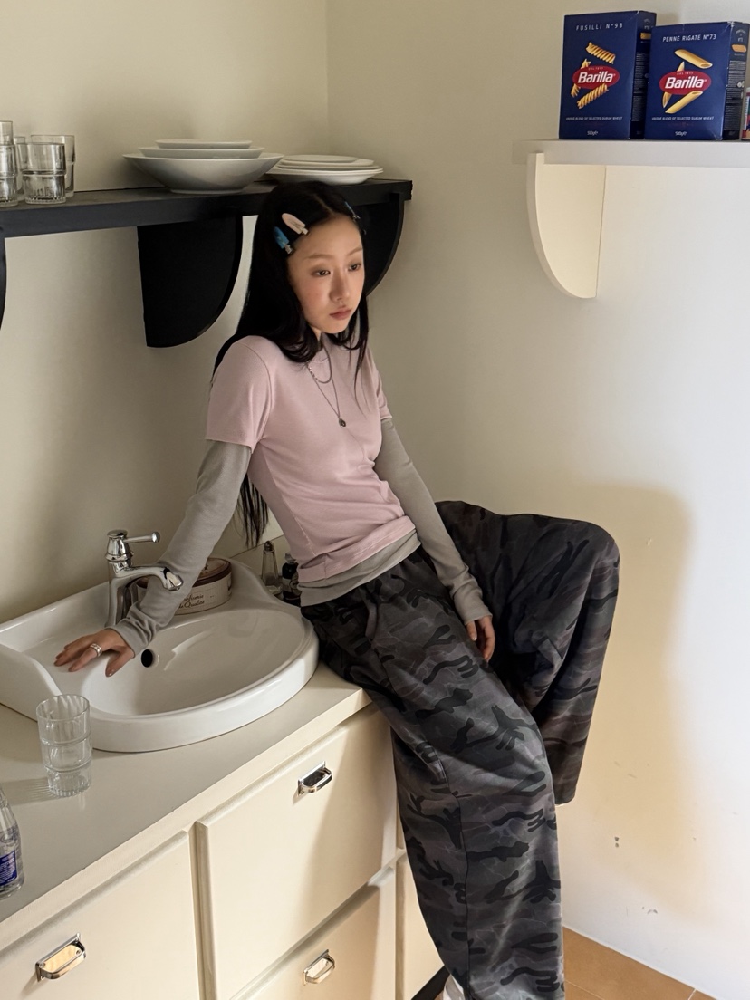 SUNDER MARKET㊣東大門實拍女士新品熱賣時尚推薦人氣休閑褲SUNDER MARKET休閑褲