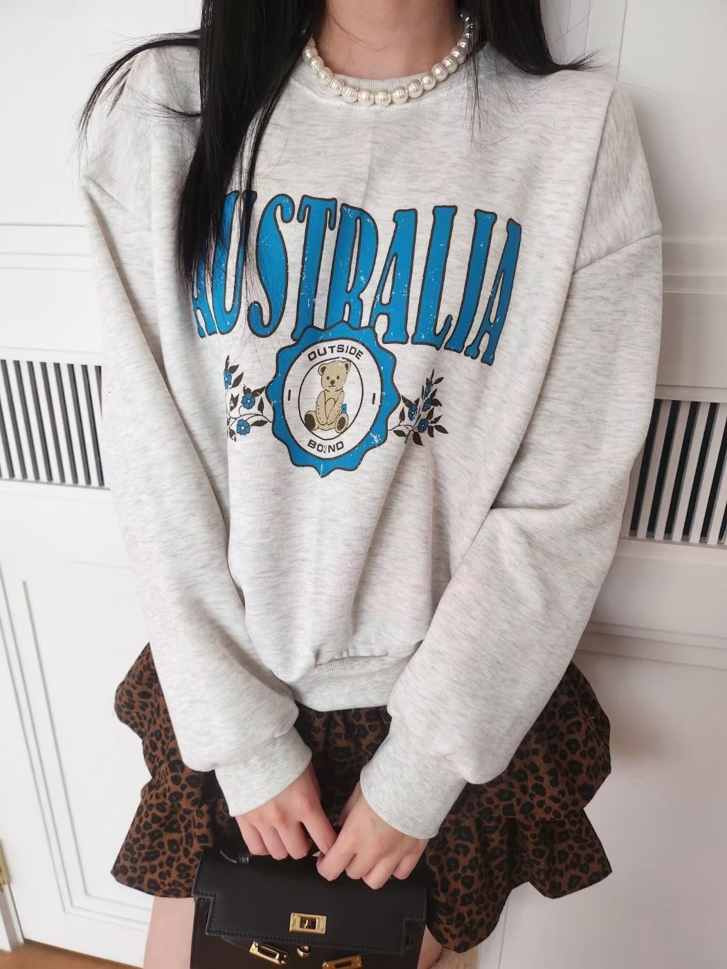 LAYERING韓國代購㊣女裝新品時尚26春夏推薦熱賣人氣職業衛衣LAYERING衛衣圖色1